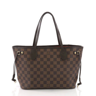 Louis Vuitton Neverfull Tote Damier PM Brown 375742