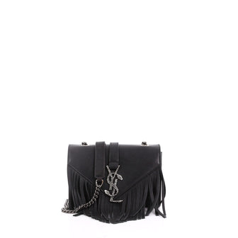  Saint Laurent Serpent Monogram Fringe Crossbody Bag 375751