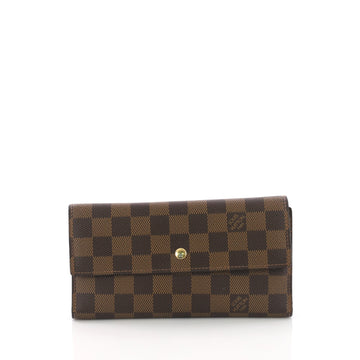 Louis Vuitton Porte Tresor International Wallet Damier Brown 375891