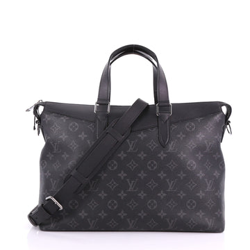 Louis Vuitton Explorer Briefcase Monogram Eclipse Canvas Black 376051