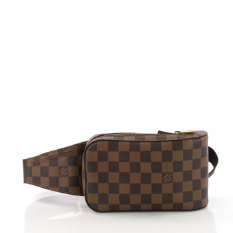 Louis Vuitton Geronimos Waist Bag Damier - Designer Handbag Brown 376053