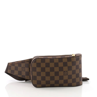 Louis Vuitton Geronimos Waist Bag Damier - Designer Handbag Brown 376056