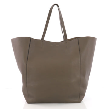 Celine Phantom Cabas Tote Leather Large - Designer Handbag Gray 376095