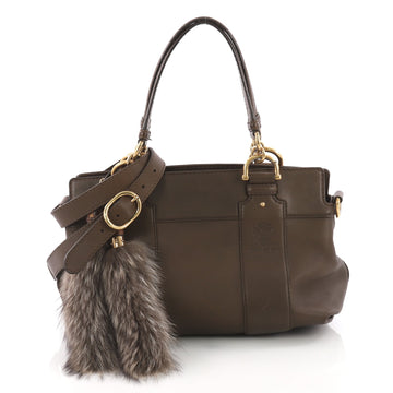 Gucci Smilla Tote Leather Small Brown 376122