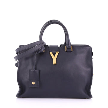 Saint Laurent Classic Y Cabas Leather Small Blue 376142
