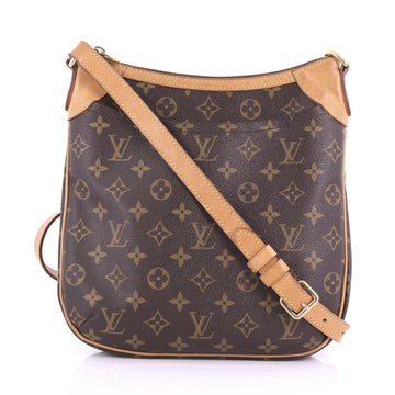 Louis Vuitton Odeon Handbag Monogram Canvas PM Brown 376571