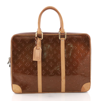 Louis Vuitton Vandam Handbag Monogram Vernis Brown 376721
