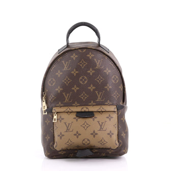 Louis Vuitton Model: Palm Springs Backpack Reverse Monogram Canvas PM  Brown 37690/1
