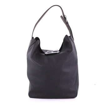 Hermes Virevolte Handbag Clemence with Swift 29 Black 3769024