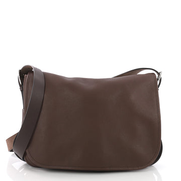 Hermes Barda Messenger Bag Veau Alamo and Vache Hunter 30 Brown 3769025