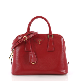 Prada Promenade Handbag Vernice Saffiano Leather Small 3769035