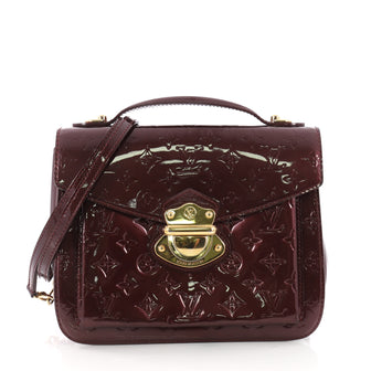 Louis Vuitton Mirada Handbag Monogram Vernis Purple 3769039