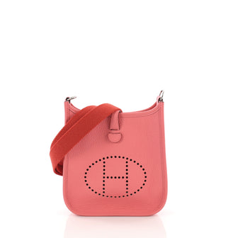 Hermes Evelyne Crossbody Gen III Togo TPM Pink 3769052