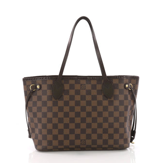 Louis Vuitton Neverfull Tote Damier PM Brown 376946
