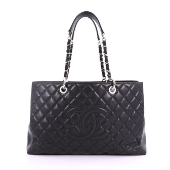 Chanel Grand Shopping Tote Quilted Caviar XL 37708122