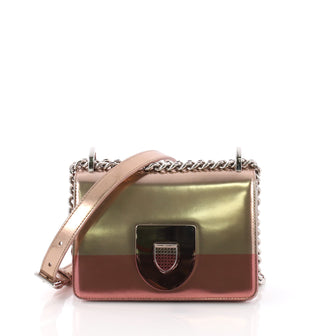 Christian Dior Diorama Club Flap Bag Leather Small Pink 3770856