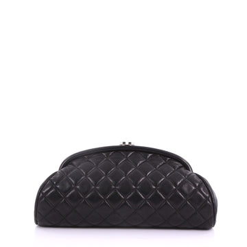 Chanel Timeless Clutch Quilted Lambskin Black 3770870