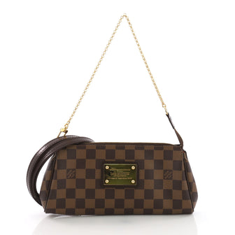 Louis Vuitton Eva Crossbody Damier - Designer Handbag Brown 377092
