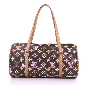 Louis Vuitton Papillon Handbag Limited Edition Aquarelle 377162
