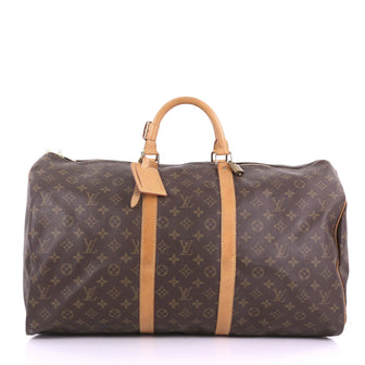Louis Vuitton Keepall Bag Monogram Canvas 55 Brown 3771925