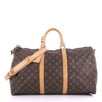 Louis Vuitton Keepall Bandouliere Bag Monogram Canvas 50 377194