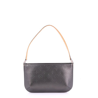 Louis Vuitton Model: Mat Fowler Handbag Monogram Vernis Gray 37719/53