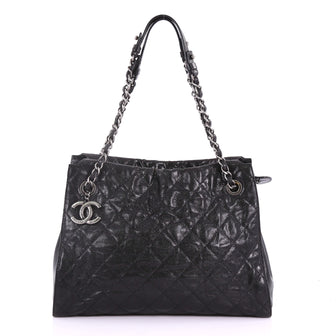 Chanel CC Crave Shoulder Bag Quilted Glazed Caviar 3771954