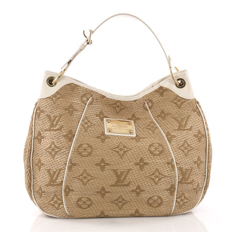 Louis Vuitton Galliera Handbag Limited Edition Amalfitana Monogram Raffia GM Brown 377485