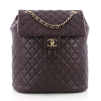 Chanel Urban Spirit Backpack Quilted Lambskin Large 377486