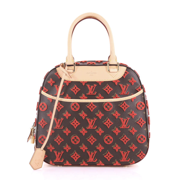 Deauville Cube Bag Limited Edition Monogram Canvas Tuffetage