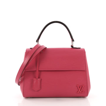 Louis Vuitton Cluny Top Handle Bag Epi Leather BB Pink 377606