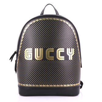 Gucci Zip Backpack Limited Edition Printed Leather 3777201