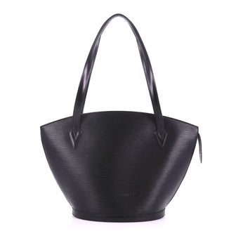 Louis Vuitton Saint Jacques Handbag Epi Leather GM Black 378062