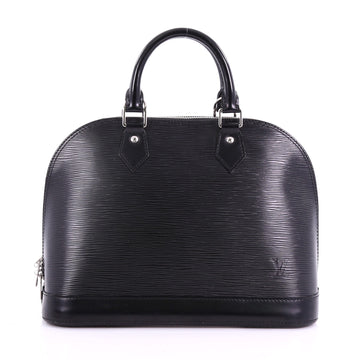 Louis Vuitton Alma Handbag Epi Leather PM Black 3781714