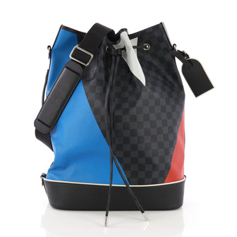 Louis Vuitton Noe Marin Handbag Regatta Damier Cobalt Blue 3782910