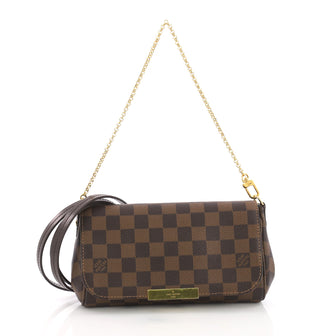 Louis Vuitton Favorite Handbag Damier PM Brown 3782929