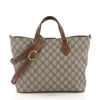 Gucci Convertible Soft Tote GG Coated Canvas Small 3782954