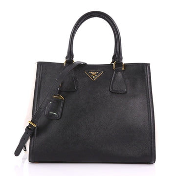 Prada Bicolor Lux Convertible Open Tote Saffiano Leather 3782961