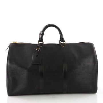 Louis Vuitton Model: Keepall Bag Epi Leather 50 Black 37829/64