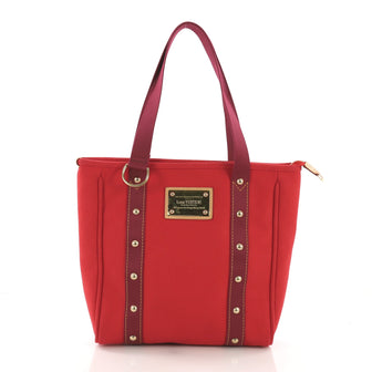 Louis Vuitton Model: Antigua Tote Canvas MM Red 37829/71