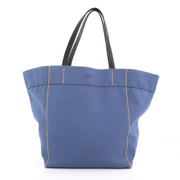 Celine Phantom Cabas Tote Canvas Small Blue 3782972