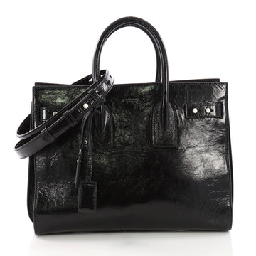 Saint Laurent Sac de Jour Souple Bag Cracked Shiny 3783201