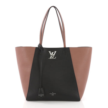 Louis Vuitton Lockme Cabas Leather - Designer Handbag Pink 3783411