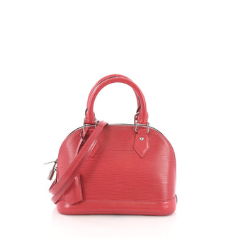  Louis Vuitton Alma Handbag Epi Leather BB Pink 378402