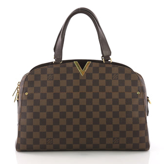 Louis Vuitton Kensington Bowling Bag Damier Brown 378641