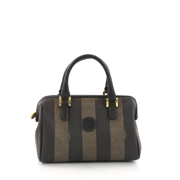 Fendi Vintage Pequin Convertible Boston Bag Coated 3786515