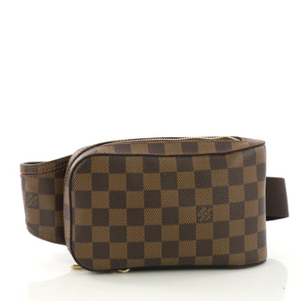 Louis Vuitton Geronimos Waist Bag Damier - Designer Handbag Brown 378674