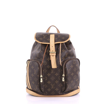 Louis Vuitton Bosphore Backpack Monogram Canvas Brown 378822