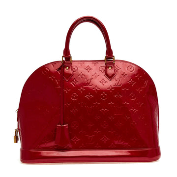 Alma Handbag Monogram Vernis Leather GM