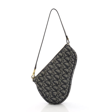 Christian Dior Vintage Saddle Bag Diorissimo Canvas Mini 3790012